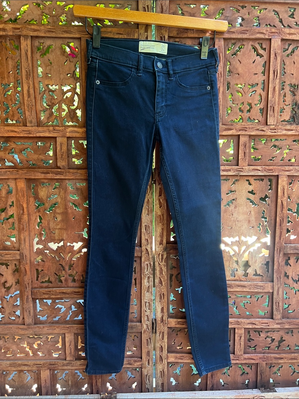 Abercrombie & Fitch Dark Blue Men's Skinny Jeans